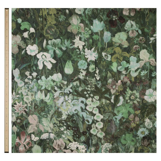 House of Hackney Tissu Floribunda Magna - Cotton Linen - Verde