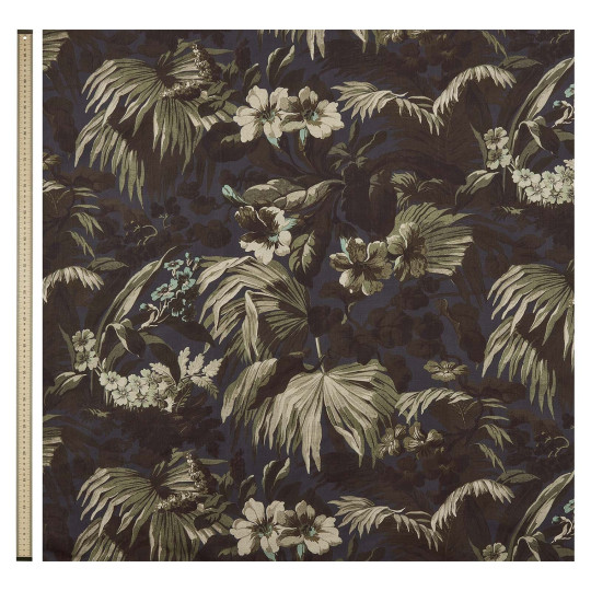 House of Hackney Tissu Limerence - Cotton Linen - Ink