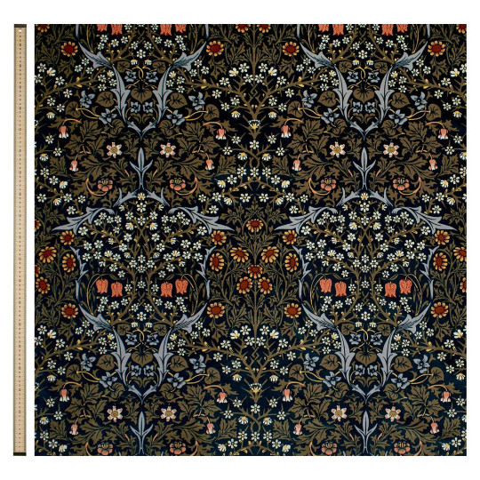 House of Hackney Tissu Blackthorn - Velvet - Billiard Green