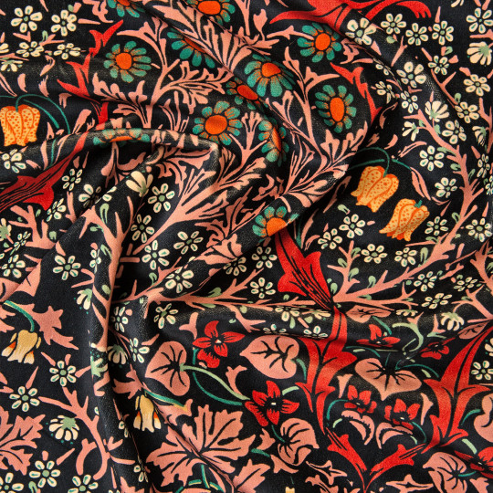 House of Hackney Fabric Blackthorn - Velvet - Tourmaline