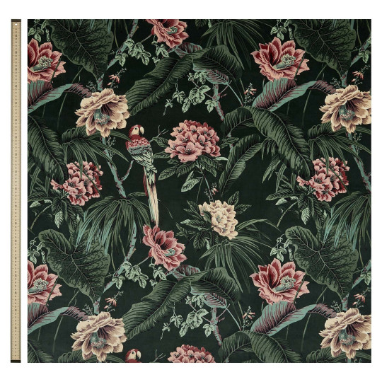 House of Hackney Tissu Paradisa - Velvet - Spruce Green