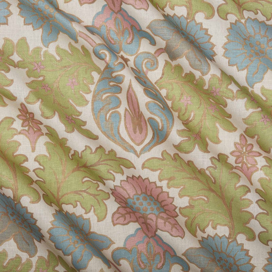 House of Hackney Fabric Emania - Cotton Linen - Tourmaline