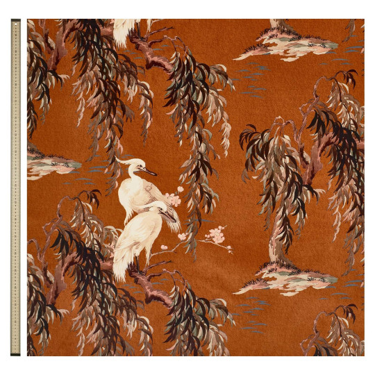 House of Hackney Fabric Zeus - Velvet - Tobacco