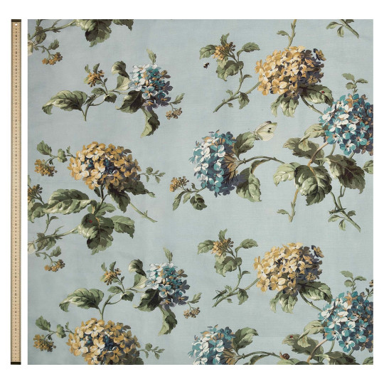 House of Hackney Tissu Hortensia - Cotton Linen - Sky Blue