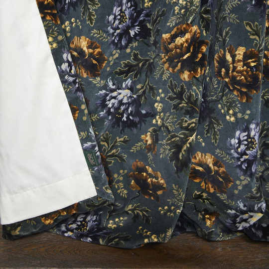 House of Hackney Fabric Opia - Velvet - Petrol