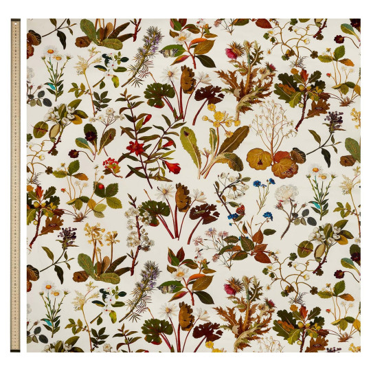 House of Hackney Fabric Herbarium - Cotton Linen - Ecru