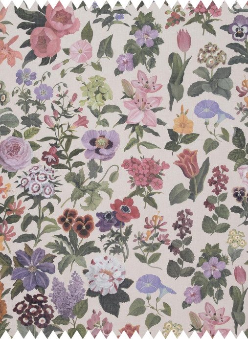 House of Hackney Fabric Florialia - Cotton Linen - Ecru