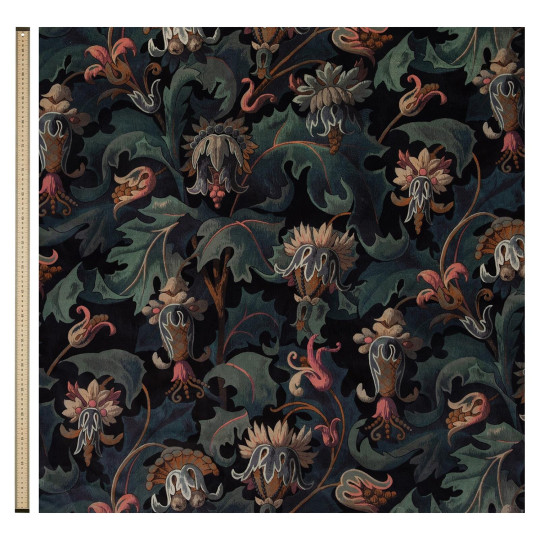 House of Hackney Fabric Vespertine - Velvet - Apatite