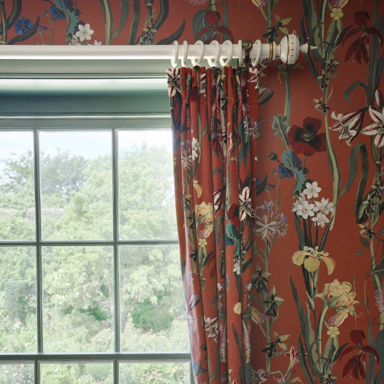 House of Hackney Fabric Flora Delanica - Velvet - Clay