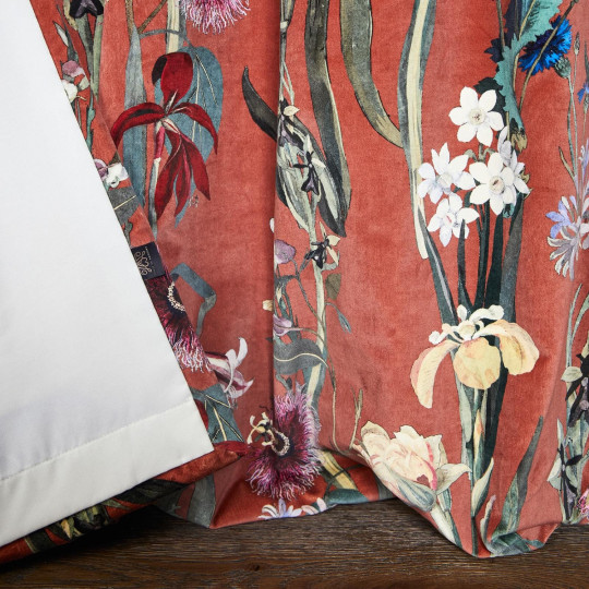 House of Hackney Fabric Flora Delanica - Velvet - Clay