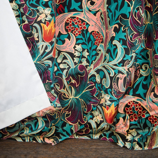 House of Hackney Fabric Golden Lily - Velvet - Apatite