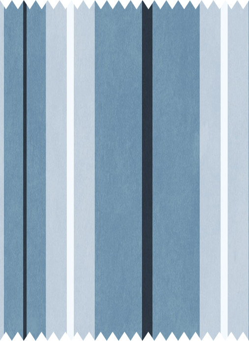 House of Hackney Tissu Lauriston Stripe - Cotton Satin - Sky