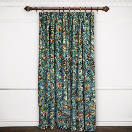 House of Hackney Fabric Gaia - Velvet - Prussian Blue