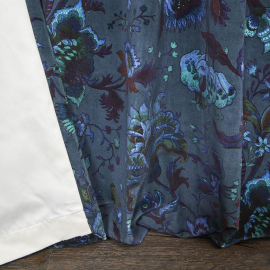 House of Hackney Fabric Majorelle - Velvet - Petrol