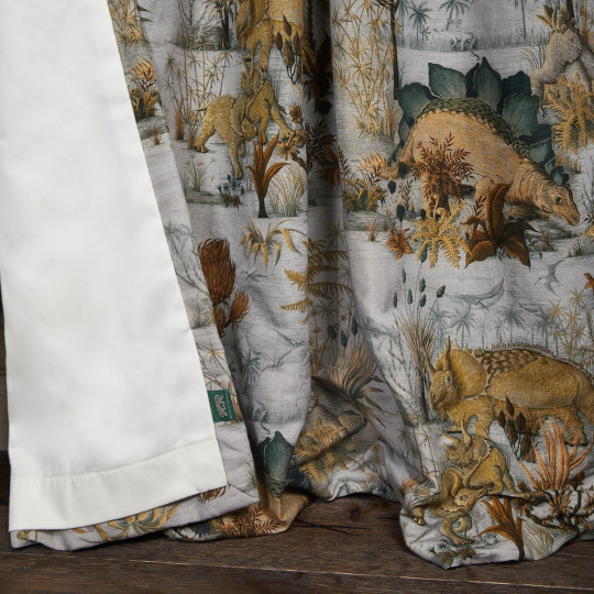 House of Hackney Tissu Dinosauria - Cotton Linen - Dusk