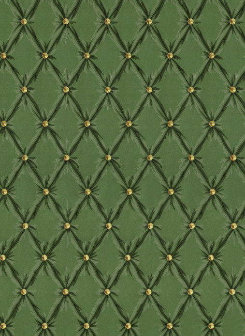 Mindthegap Papier peint Tufted Panel - Green/ Gold