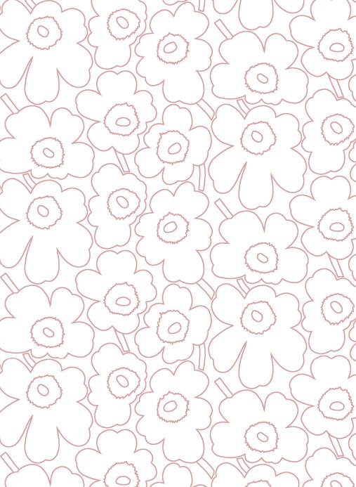 Marimekko Wallpaper Piirto Unikko - 25911