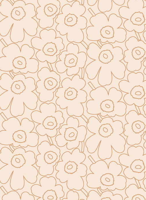 Marimekko Wallpaper Piirto Unikko - 25915