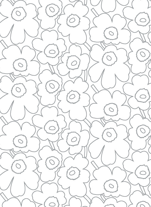 Marimekko Papier peint Piirto Unikko - 25916