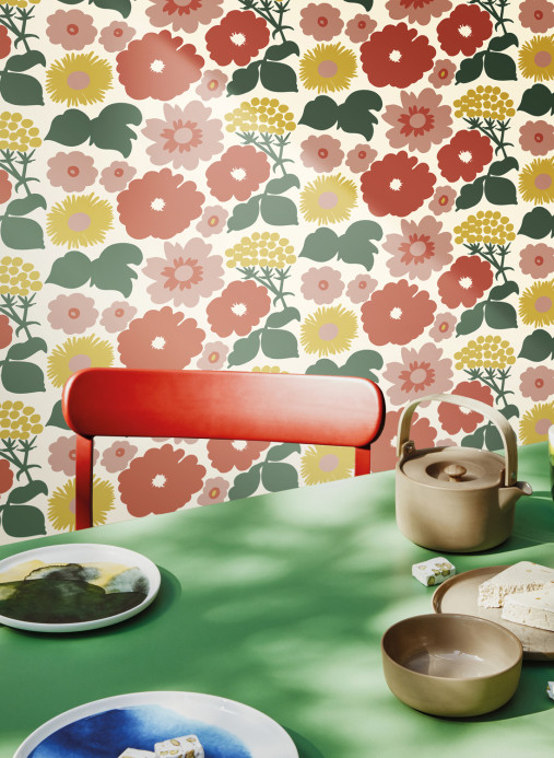 Marimekko Wallpaper Kukkatori