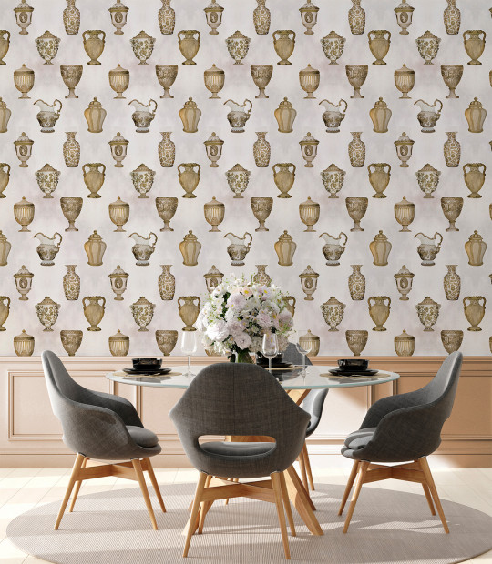 Coordonne Wallpaper Porcelaine - Bronze