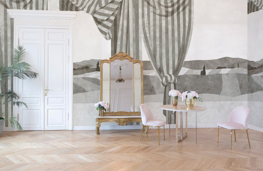 Coordonne Mural Drape - Off