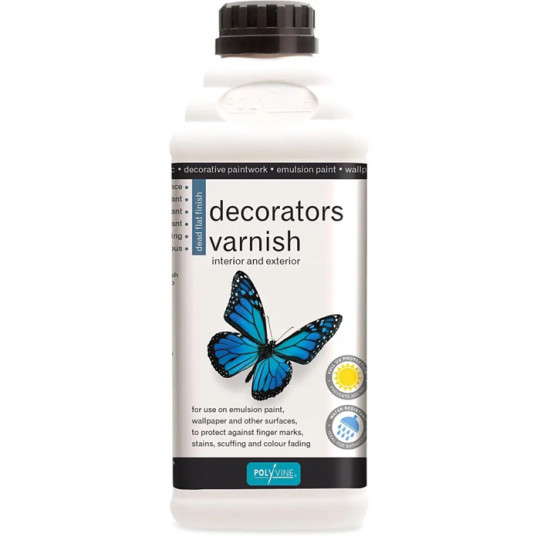 Polyvine Decorators Varnish - Dead Flat - 1l