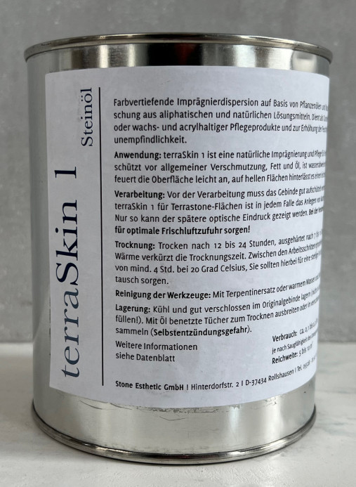 Terrastone terraSkin 1 - Steinöl - 1l