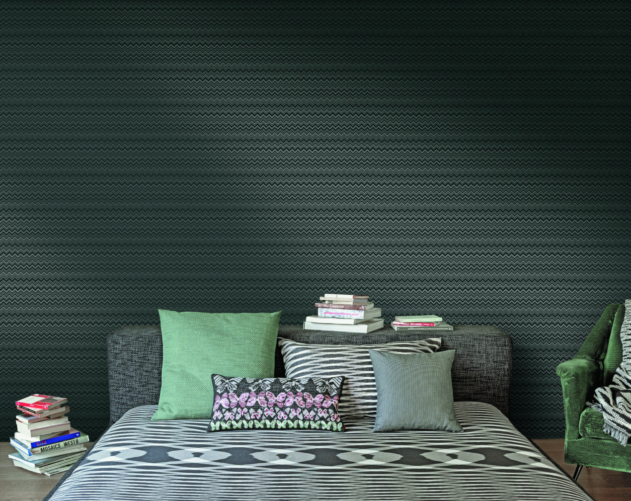 Happy Zigzag Wallpaper  Missoni Home